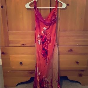 Betsey Johnson size 10 sheer floral dress